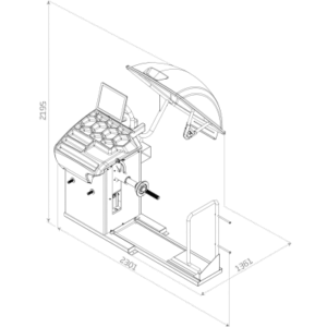Alternative view of Megaspin 650