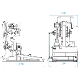 Alternative view of Megamount 2-26T2