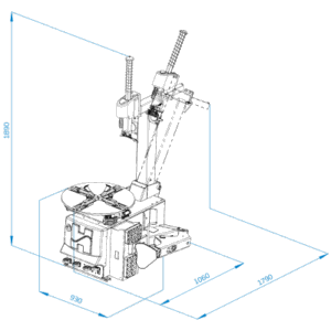 Alternative view of Megamount 50FWS
