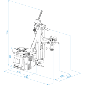 Alternative view of Megamount 70F