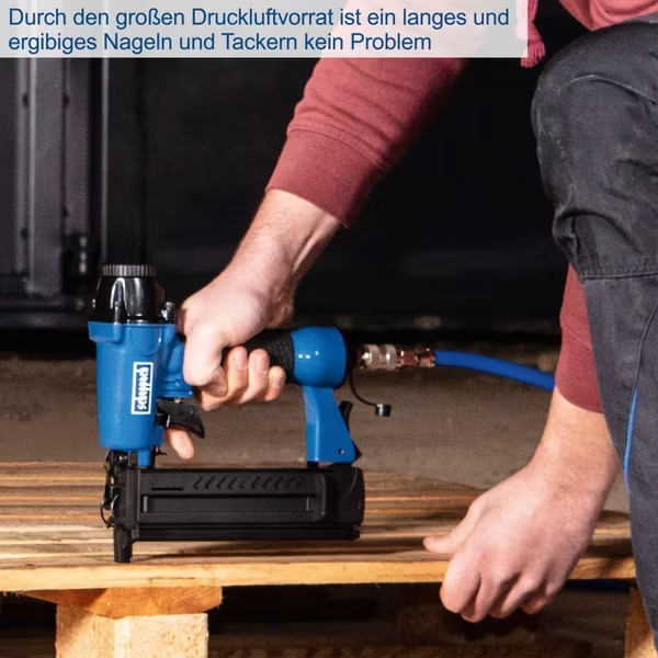 Kompressor HC120DC Scheppach - 10 bar I 100 Liter | 3PS | 371L/min | Doppelzylinder | ölgeschmiert – Bild 7