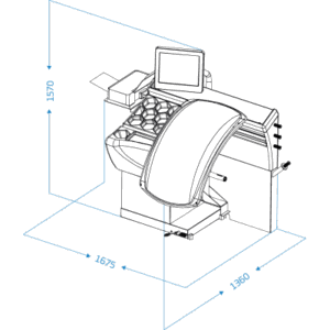 Alternative view of Megaspin 3200P